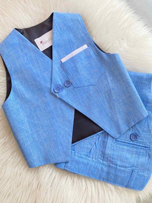 Odelce prsluk i pantalone za decake BabyPlaza Svet Elegancije