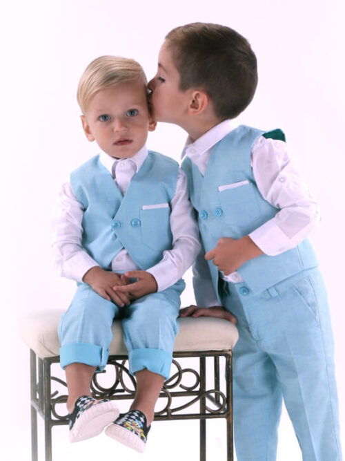 Odelce prsluk i pantalone za decake BabyPlaza Svet Elegancije