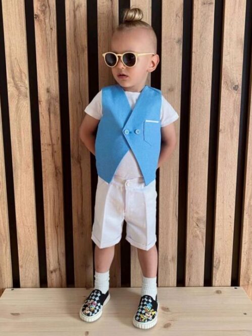 Odelce prsluk bermude za decake BabyPlaza Svet Elegancije