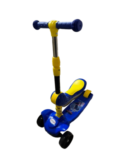 Trotinet sa sedištem - plavi