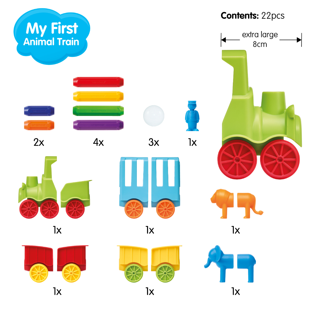 My First Animal Train 1-5+ - Слика 2